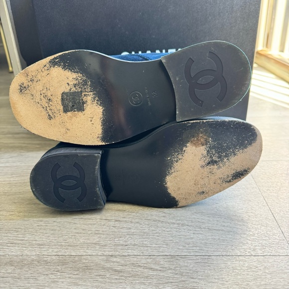 Chanel Moto/Combat Boots Sz 38US 8 - Picture 4 of 9